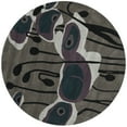 thumbnail image 3 of SAFAVIEH Soho Daisy Abstract Wool Area Rug, Grey/Blue, 5' x 8', 3 of 5