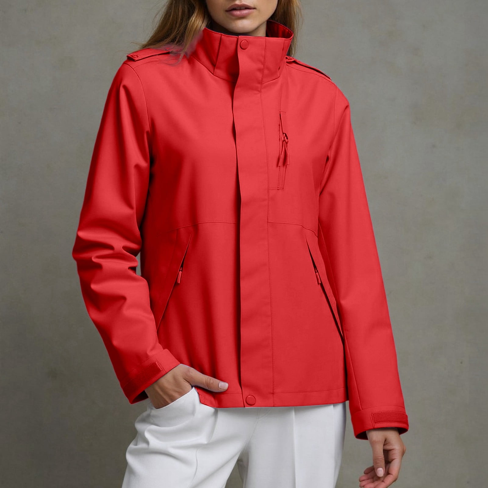 Windbreaker Jacket Women Men 2025 Outdoor Windproof Waterproof Zip