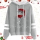 thumbnail image 2 of WILLBEST Sudadera con Capucha Sudadera con Capucha y Cordón con Estampado Navideño Informal para Mujer Grande, 2 of 3