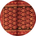 thumbnail image 1 of Ahgly Company Indoor Round Persian Orange Traditional Area Rugs, 5' Round, 1 of 1