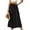 Black, variant on Trendy Long Skirts for Women Boho Maxi Skirt Casual Winter Swing Tiered A-Line Elastic High Waist Dress with Pockets