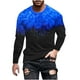 thumbnail image 2 of Blusas y camisas de manga larga con cuello redondo para hombre, blusa informal de manga larga con cuello redondo y estampado., 2 of 3