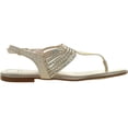 thumbnail image 2 of DE BLOSSOM COLLECTION JACOB-5 Womens Glitter T-strap Slingback Sandals, 2 of 4