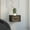 Brown, variant on Wall - Mounted End Table / Clear Instructions / Nighttime Use