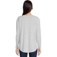 thumbnail image 3 of Time and Tru Women's Long Sleeve Boat Neck Top, Sizes XS-XXXL, 3 of 5