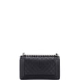 thumbnail image 3 of Pre-Owned Boy Flap Bag Quilted Caviar Old Medium By Rebag, 3 of 6