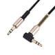 thumbnail image 2 of varón de 3.5m m al cable auxiliar de la primavera masculina en forma de L y formé el cordón retractable para el auricular del audio para el automóvil, 2 of 5