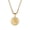 Gold Aquarius, variant on Women's Men's Stainless Steel Minialist Zodiac Embossed Pendant Necklace Lucy Constellations Necklace Birthday Gifts Gold Leo