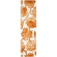 thumbnail image 2 of Safavieh Dip Dye Lilibeth Distressed Runner Rug, Ivory/Orange, 2'3" x 6', 2 of 8
