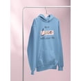 thumbnail image 3 of Be In Love With Your Life Hoodie Women -Image by Shutterstock, Female Medium, 3 of 4