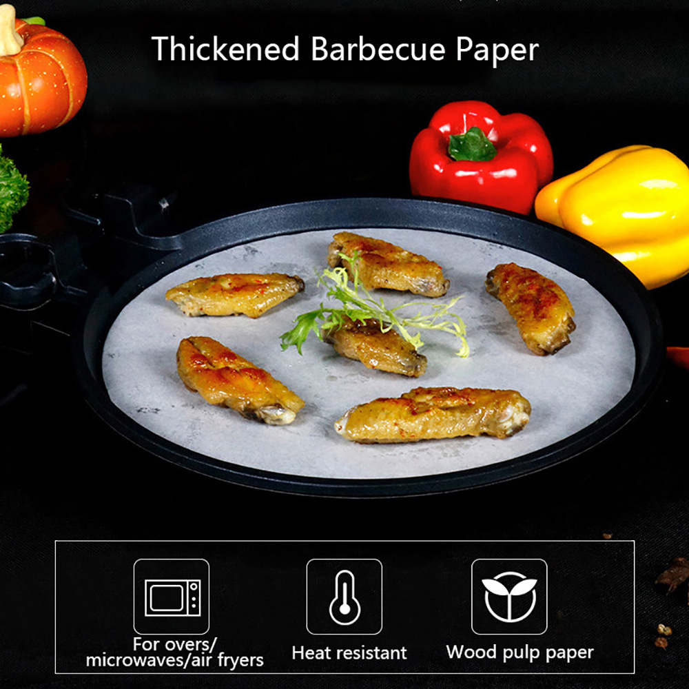 500pcs Baking Sheets Parchment Paper NonStick Air Fryers Grill BBQ