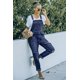 thumbnail image 2 of ABPHQTO Peto denim desgastado azul de mujer, 2 of 5