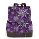 thumbnail image 1 of Fotbe Snowflake Gradient Purple Mochila Bolso con Estampado para Mujer, Mochila Antirrobo de Nylon Impermeable, Bolsa Ligera de Hombro, 1 of 4
