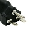 thumbnail image 2 of Adaptador de Enchufe Portátil Sunnimix 110-120V a 220-240V Negro 6-15R a 5-15R, 2 of 8