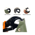 thumbnail image 3 of Outil de Bouton-Pression Robuste, Kit d'Outils de Réglage de Bouton-Pression avec 20 Ensembles, pour Couverture de Bateau, Bouton-Pression avec Sac Portable Noir, 3 of 7