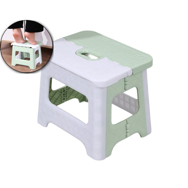Dvruxg Folding Step Stool, Step Stool, Heavy Duty Step Stools for Adults, Compact Foot Stools, Light-Weight Toddler Step Stool for Kitchen, Bathroom