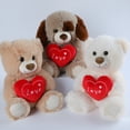thumbnail image 5 of CYFW Valentine's Day You and Me Teddy Bear or Dog,Plush Bear Animal Toy,First Valentine'S Day Gift For Kids, Baby Shower, First Keepsake Gift, 5 of 7
