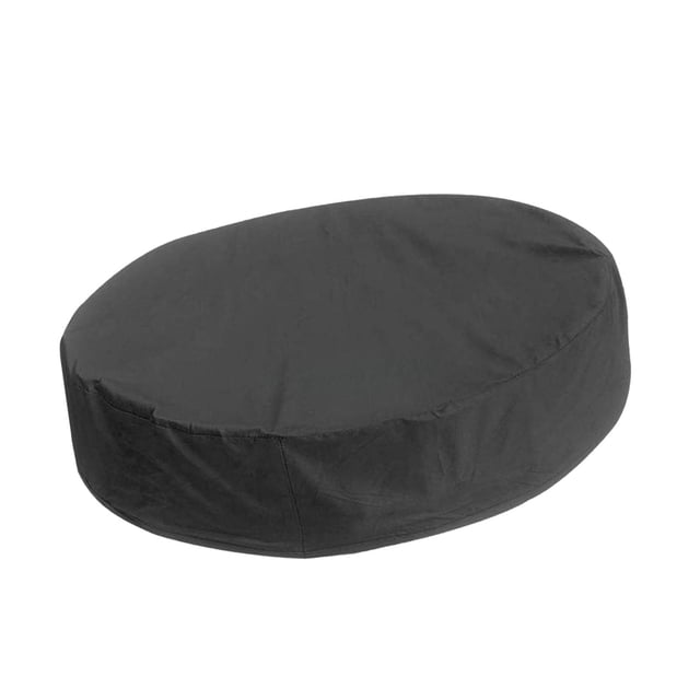 Cubierta de piscina redonda, cubierta protectora para piscinas, portátil, plegable, a prueba de sol. 300x30cm Negro