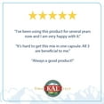 thumbnail image 5 of KAL Ultra Omega 3-6-9 1200mg | Fish Oil w/ Cold Pressed Flaxseed & Borage Oil | Skin, Hair, Heart, Memory | 50 Softgels, 5 of 5