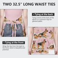 thumbnail image 6 of German Shepherd Apron-Garden Aprons for Women with Pockets-Cotton Linen Waterproof Kitchen Cooking Gardening Aprons Adjustable for Kitchen,Cooking,BBQ and Salon 33x27 Inch, 6 of 7