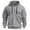 Light Gray#9527, variant on BOOMNY Mens Hoodies Long Sleeve Hoodie for Men Solid Color Buttons Soft Warm Pullover Hooded Sweatshirt Cozy Fall Winter Hoodies With Pocket