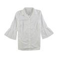thumbnail image 1 of Charter Club - Camisa bordada con botones para mujer, color blanco, 4, 1 of 1