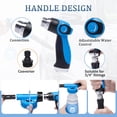 thumbnail image 2 of Car Wash Foam Gun Sprayer, Car Washing Kit with Washing Sponge & Absorbent Towel, Hose Nozzle Foam Cannon for Garden Cleaning, 2 of 7