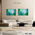 thumbnail image 4 of Elephant Stock Transparency Wall Art - Horizontal Canvas Wall Art - Living Room Wall Decor - Abstract Canvas - Purple And Green Decor By Annette Schmucker - 48" x 32", 4 of 8