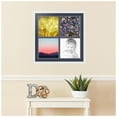 thumbnail image 2 of ArtToFrames Collage Photo Picture Frame with 4 - 10x10 Openings, Framed in White with Blue Jay and Black Mats (CDM-3966-2), 2 of 8