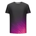 thumbnail image 5 of KyCheLot Plus Size Summer Tops for Men Comfy Short Sleeve Stretchy Loose Tshirt Colorful Printed Tees, 5 of 5