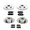 thumbnail image 3 of PowerStop Front and Rear Z23 Evolution Sport Carbon-Fiber Ceramic Brake Pad and Drilled & Slotted Rotor Kit Fits: NISSAN Select Models K242, 3 of 10