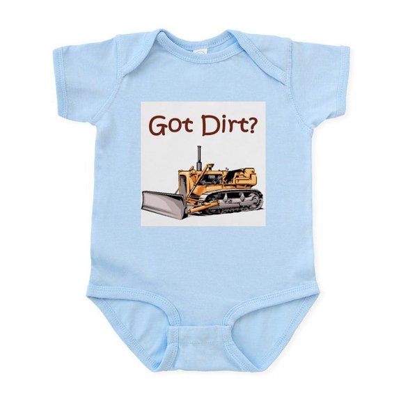 CafePress - Bull Dozer Infant Bodysuit - Baby Light Bodysuit, Size Newborn - 24 Months