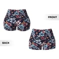 thumbnail image 5 of Fotbe Flowers ad Butterflies Seamless Shorts, Womens Workout Shorts High Waist Stretch Booty Short for Gym/Yoga/Running/Biking-Small, 5 of 9