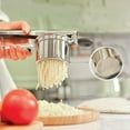 thumbnail image 1 of TopLLC Kitchen Accessories, Kitchen Essentials, Kitchen Tools Stainless Steel Potato Garlic Masher With Vegetable And Fruit Pressing Tool Potato Masher, 1 of 7