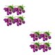 thumbnail image 1 of Ramo de tulipanes artificiales Injueey 9 Cabezas Simulación de tacto real Color Púrpura, 1 of 6