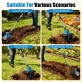 thumbnail image 5 of Cordless Tiller Cultivator,800W Electric Cordless Tiller Cultivator, 21V Battery Powered Soil Tiller with 6.69" Depth 8.66" Width, Handheld Garden Cultivator  for Garden Yard Planting, 5 of 14