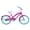 Pink, variant on Wonder Wheels 20 In. Beach Cruiser Lowrider Coaster Brake Single Speed Bicycle, Bike With Banana Seat Stainless Steel Spokes One Piece Crank Alloy Rims 36 H - Purple