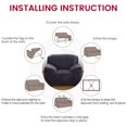 thumbnail image 7 of JIAN YA NA Thick Velvet Sofa Covers Stretch Couch Covers for 1/2/3/4 Seater Cushion Soft Sofa Cover Protector(Dark Gray,3-Seater Sofa), 7 of 7