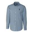 thumbnail image 2 of Men's Cutter & Buck Navy Virginia Cavaliers Vintage Easy Care Stretch Gingham Long Sleeve Button-Down Shirt, 2 of 3