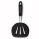 thumbnail image 1 of Toystoory Juego de 4 unidades de espátulas planas ranuradas con mango de colador de silicona para barbacoa, tortitas, carne, afinadores de Utensilios de cocina, 1 of 5