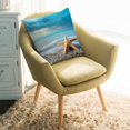 thumbnail image 2 of Throw Pillow Covers 20x20 Inch, Coastal Starfish Decorative Pillow Cases for Couch Sofa Bed, Modern Beach Ocean Waves Blue Sky Cotton Linen Square Home Decor Pillowcases with Hidden Zipper, 2 of 7