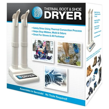 Shoe Gear Plastic Thermal Stack Boot and Shoe Dryer, Ivory