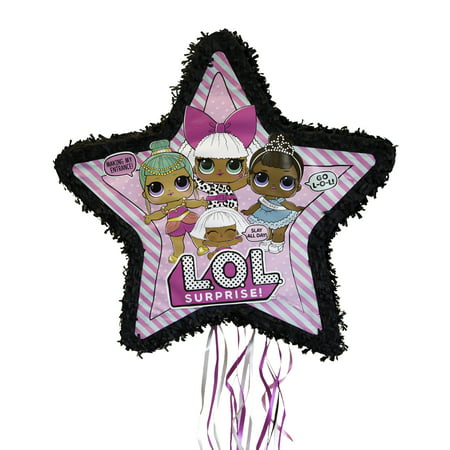 LOL Surprise Pinata, Pull-String, 22.5 x 21.5 in, 1ct