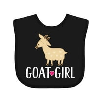 Inktastic Goat Girl Farm Animal Girls Baby Bib