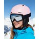 thumbnail image 2 of Casco de esquí VCOROS DXH-815 ligero, acabado rosa mate, set con gafas OTG, 2 of 9