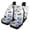 Cactus Horse Pattern, variant on Psesaysky Floral Print Car Seat Covers 3 PCS Car Seat Cover Sets Full Set Auto Decor Suitable for Truck Trucks