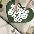 thumbnail image 4 of Cute Hot Small Area Rugs for Bedroom Bathroom Living Room College Dorm Heart Shaped Modern Preppy Rug Funky Bath Mat Soft Shaggy Bathroom Rugs Non Washable, 4 of 4