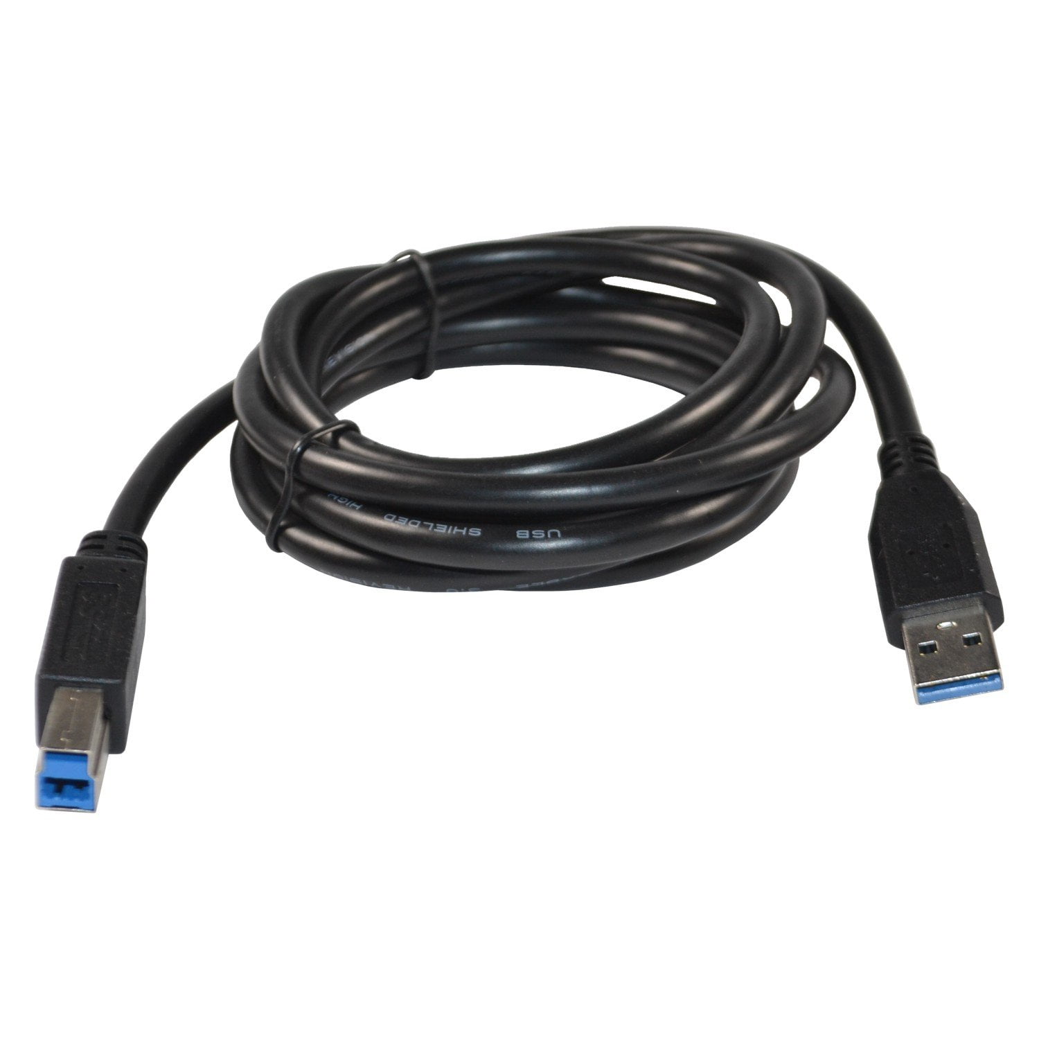 HQRP 6ft USB 3.0 Type AMale to BMale (M/M) Data Cable Super Speed
