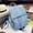 Blue, variant on TopLLC Women's Backpacks Fashion Women's Outdoor Simple Leathe Zipper Contrast Color Backpack Travel Bag Women Packet