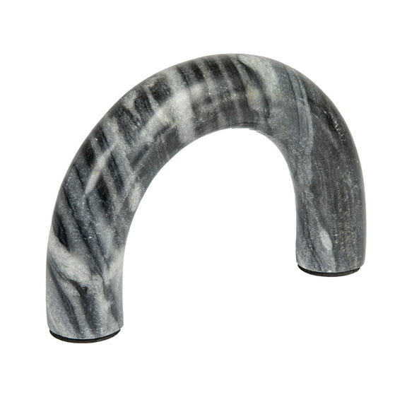 Creative Co-Op Marble Arch Tabletop Shelf Decor, Grey